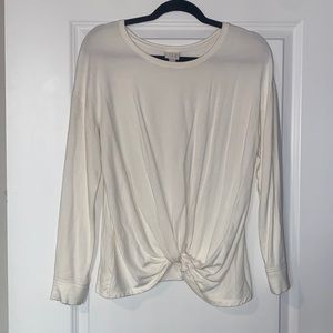 Long Sleeve Cream Top